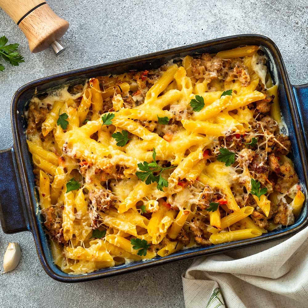Hackfleisch-Nudel-Auflauf - carneo